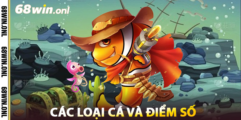 Bắn Cá 68win – Bí Quyết Săn Boss, Rinh Quà Cực Khủng Uy Tín 2 Các Loại Cá Và Điểm Số